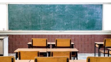 Altes Klassenzimmer in einer Schule